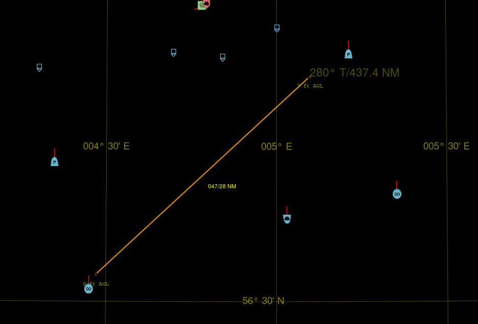 Tech Tip: Range Bearing Lines in VR-Forces 5.0.2