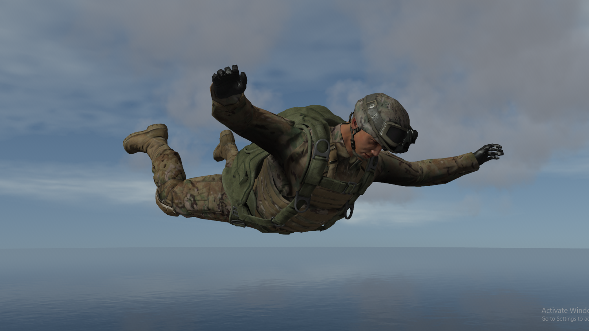 vrf capabilities parachuting